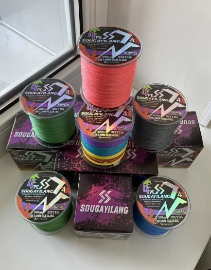 Плетеная леска,плетенка 300 и 500 метров