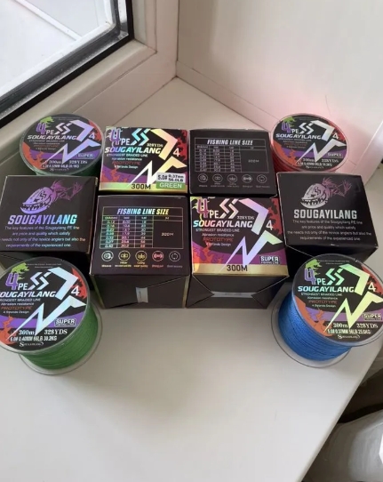 Плетеная леска,плетенка Sougayilang 4-х жильная