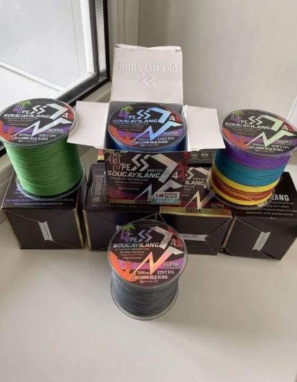 Плетеная леска,плетенка Sougayilang 4-х жильная