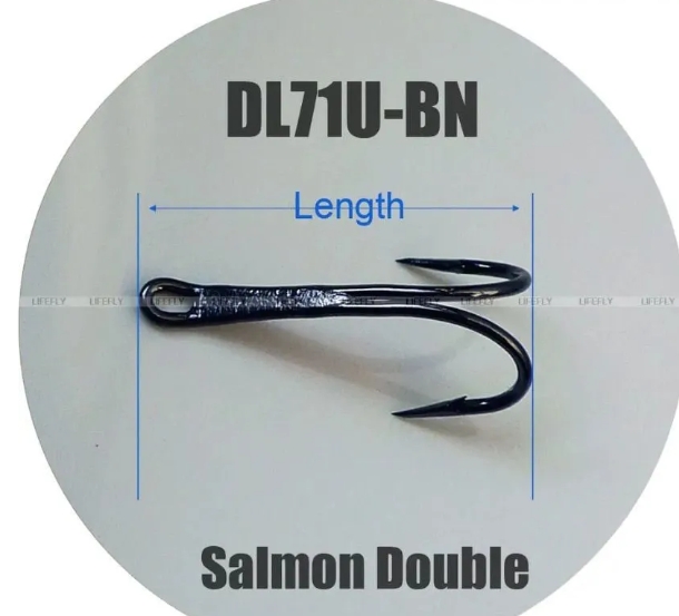 Крючки двойные для вязания мушек