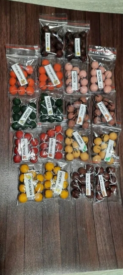 Бойлы гороховые пылящие 10мм (ароматизированные)