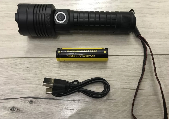 Фонарь сверхъяркий белый лазер