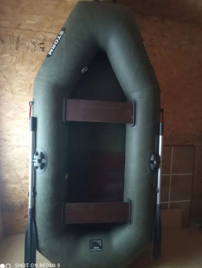 Лодка надувная двухместная бу