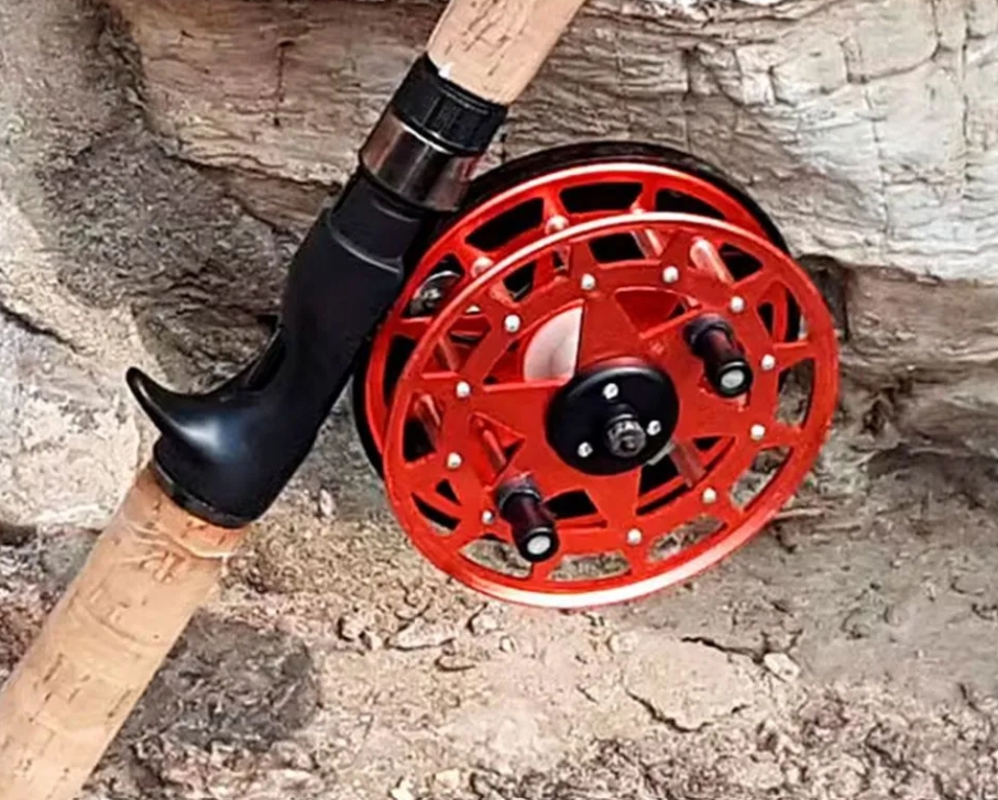 Катушка инерционная 2 подшипника XT918A серебро