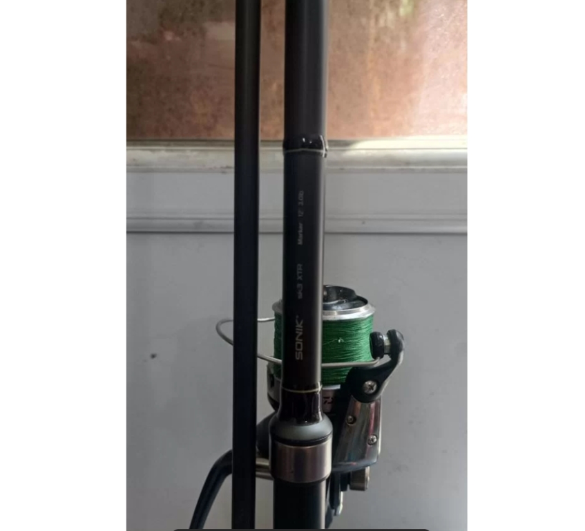 Карповое удилище sonik + daiwa cross cast 5000