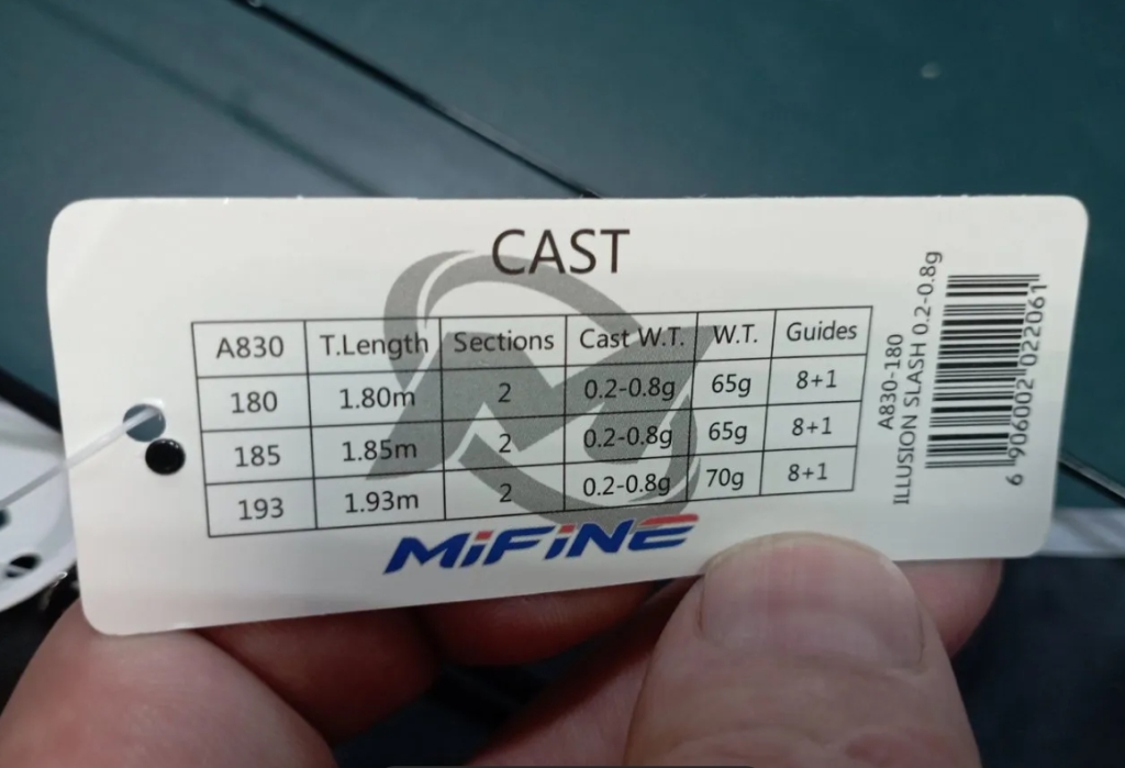 Кастинговое удилище для мормышинга