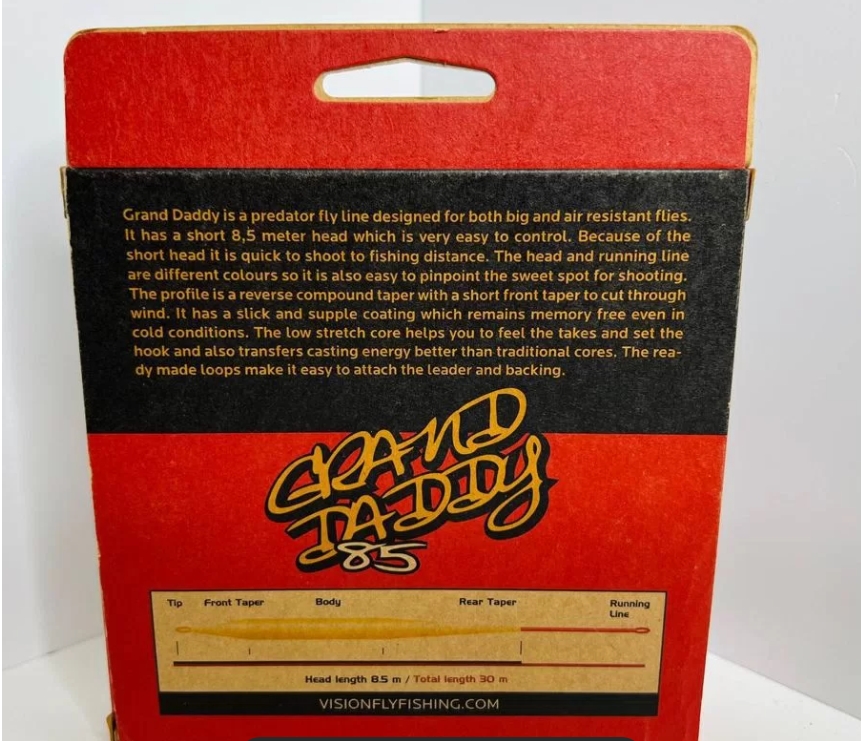 Нахлыстовый шнур Vision grand daddy WF10, VGD10S7