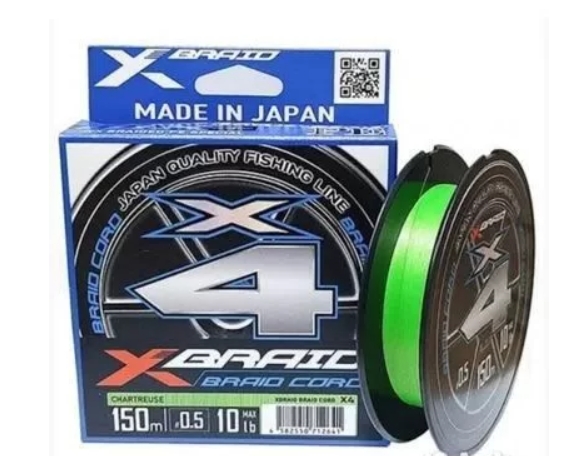 Плетенный шнур YGK X-Braid Cord X4 150 м (Япония)