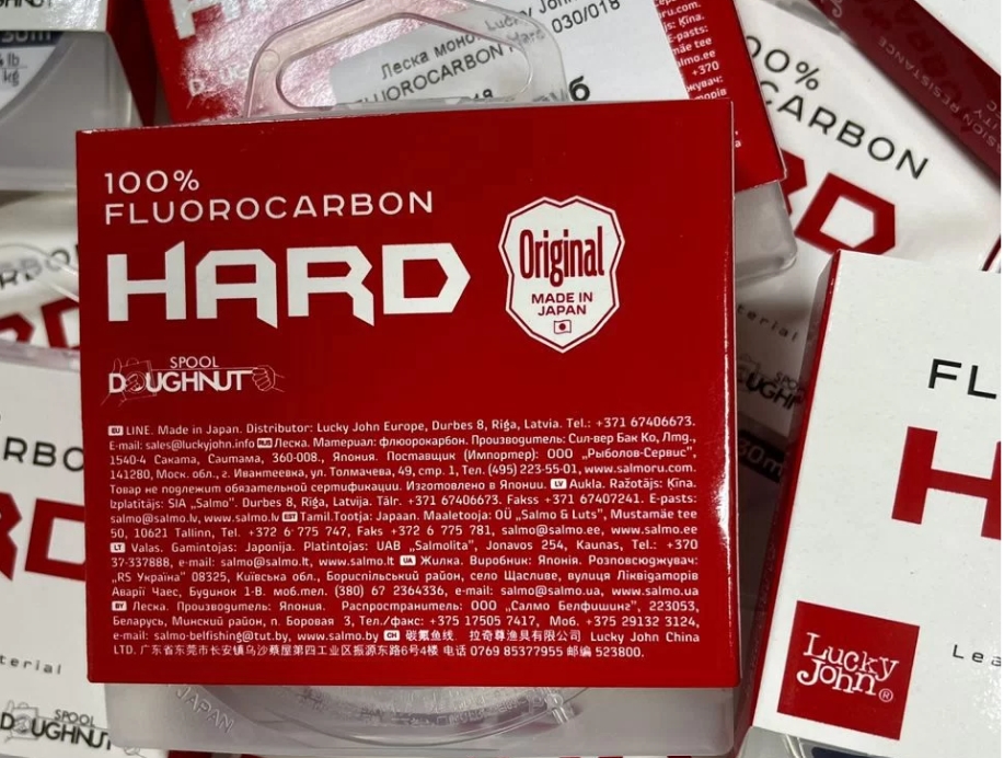 Флюрокарбон Lucky John Hard 30м Япония