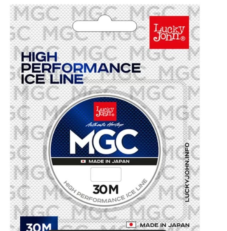 Леска монофильная lucky john MGC, зимняя, 30 м