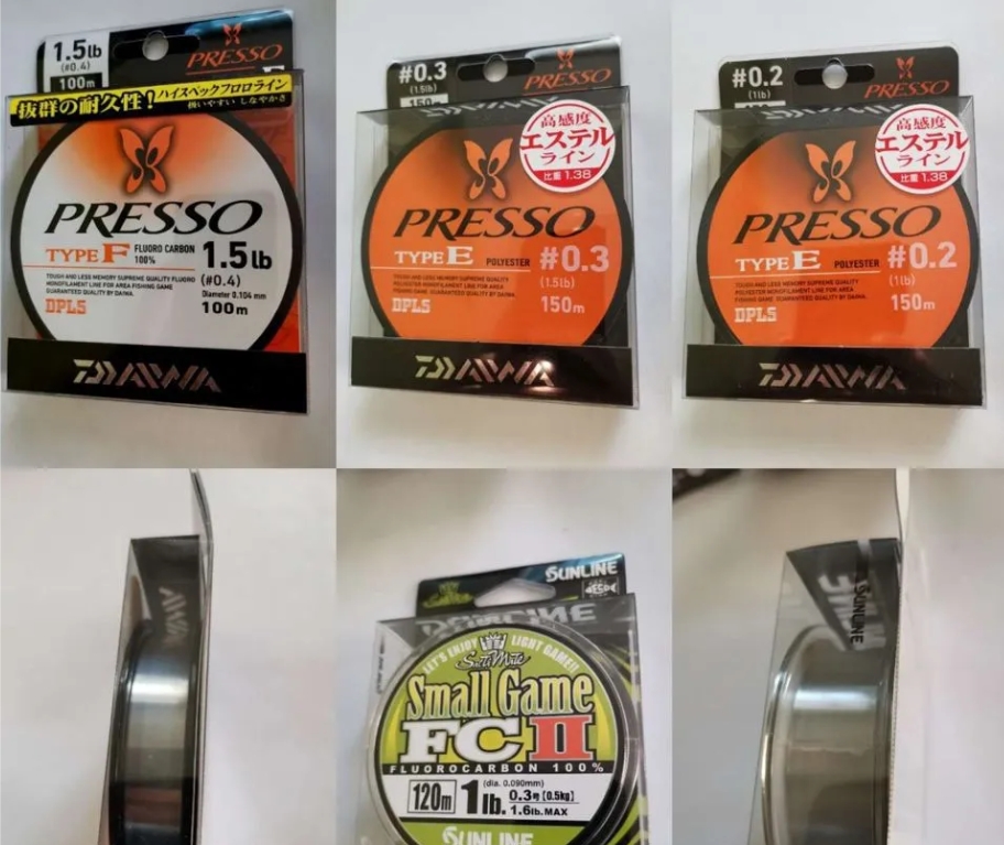 Polyester Sunline, Daiwa, Ygk, Thirty34four