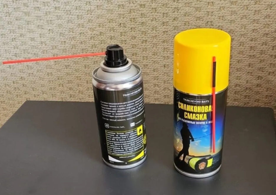 Рыболовный силиконовый спрей смазка для плетёнки
