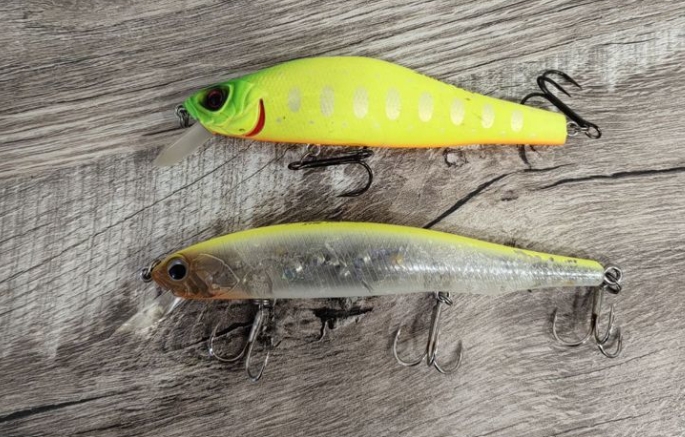 Воблер EverGreen Sidestep и Strike Pro Archback