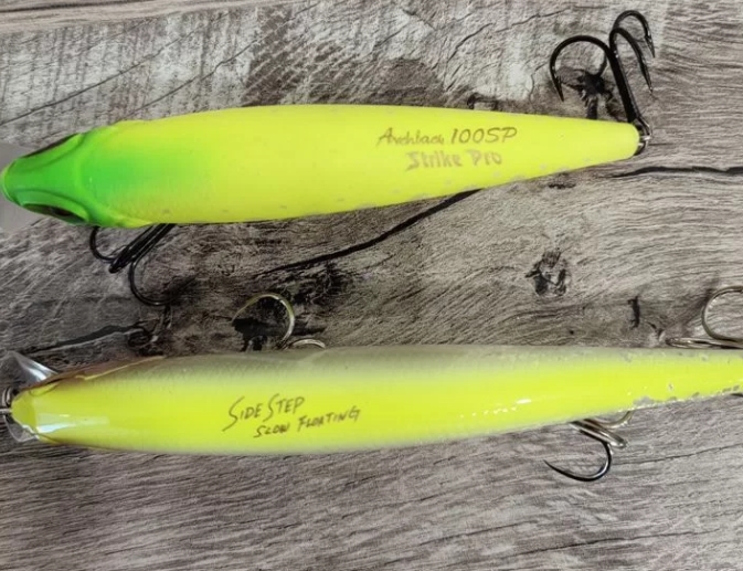 Воблер EverGreen Sidestep и Strike Pro Archback