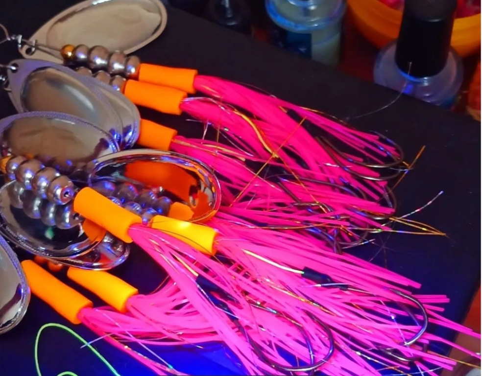 Блесны на чавычу, кижуча