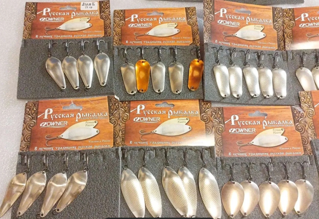 Блесна русская рыбалка 8 шт