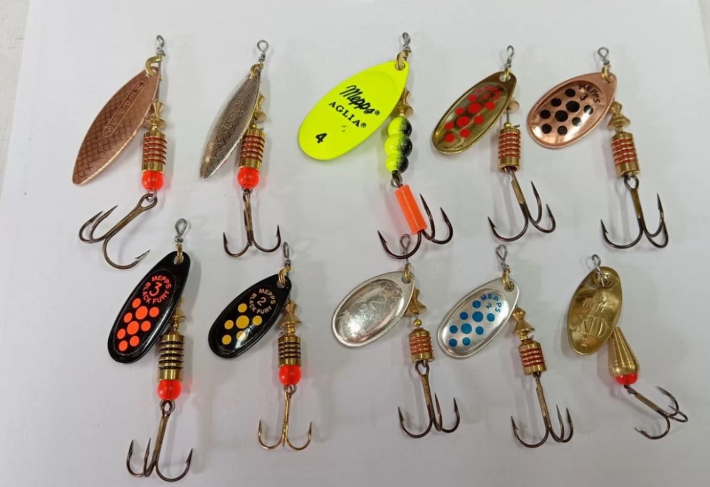 Набор Блёсен Mepps, 10 шт. Оригинал