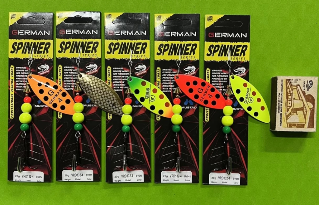 Блесны вертушки на крупную рыбу (набор)