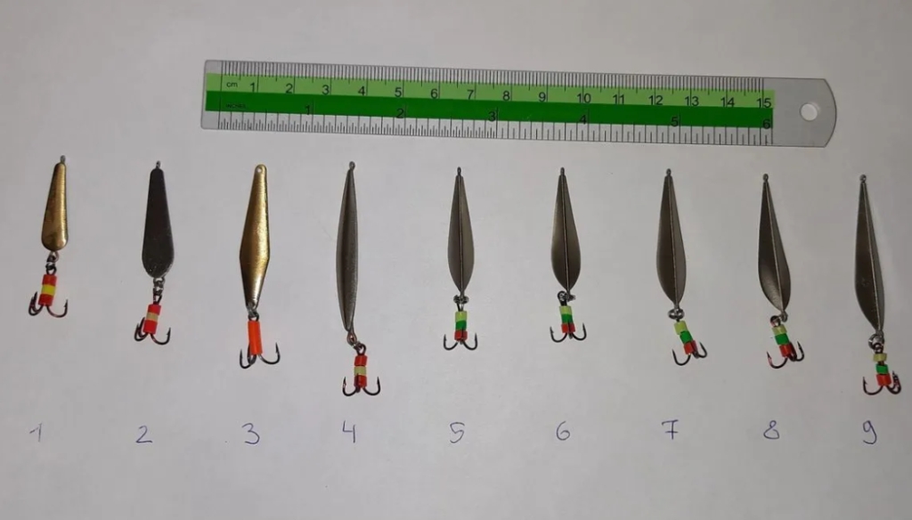 Набор блёсен, маропедок