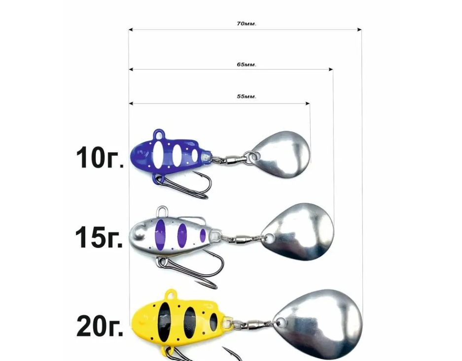 Тейл-спиннер наш 7;10;15;20;25 гр