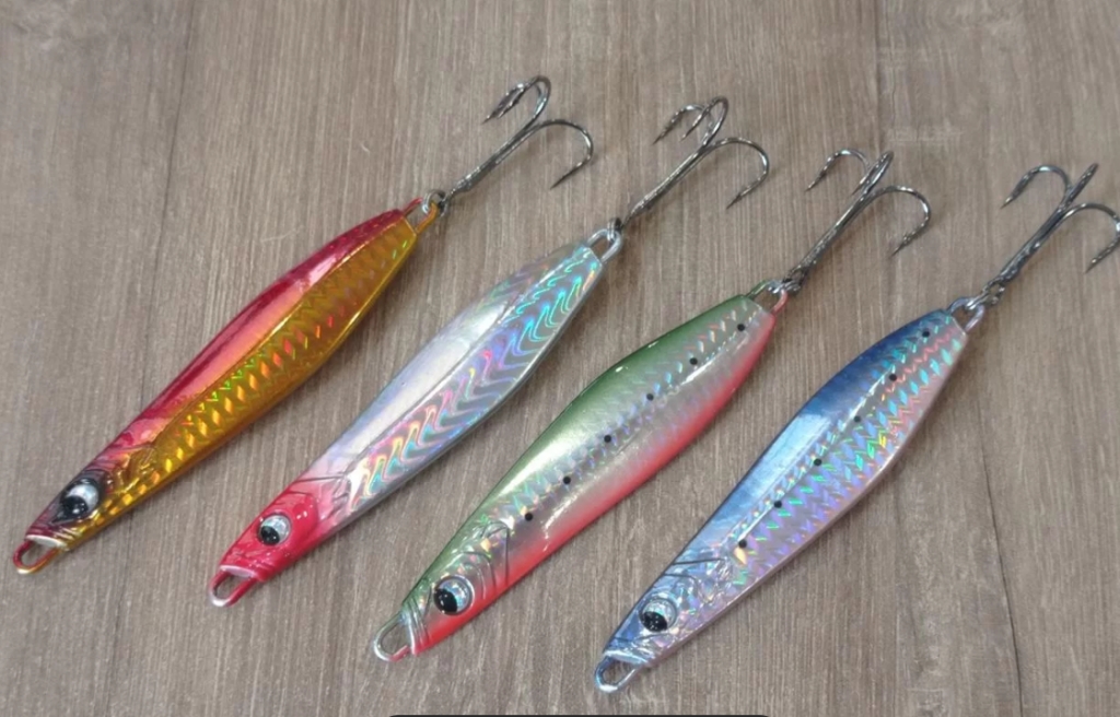 Блесна 4 шт тяжолые пилькеры 70 гр