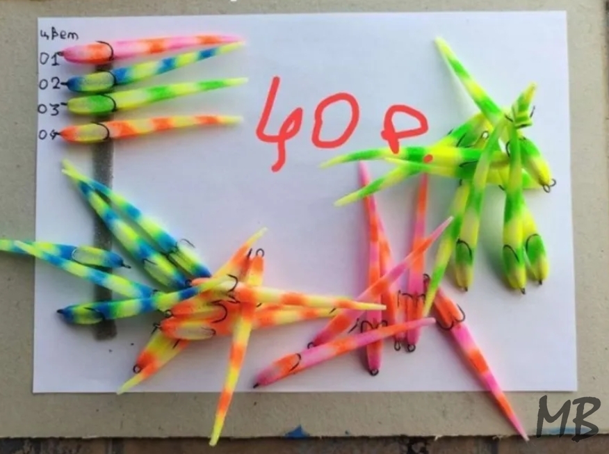 Поролоновые приманки для ловли шуки и судака