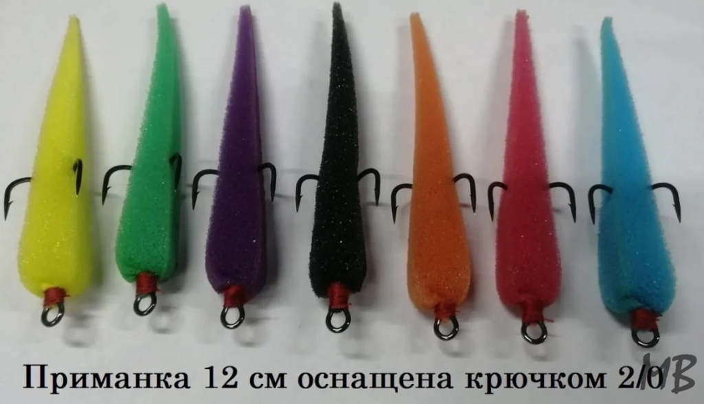 Поролоновые рыбки, приманки
