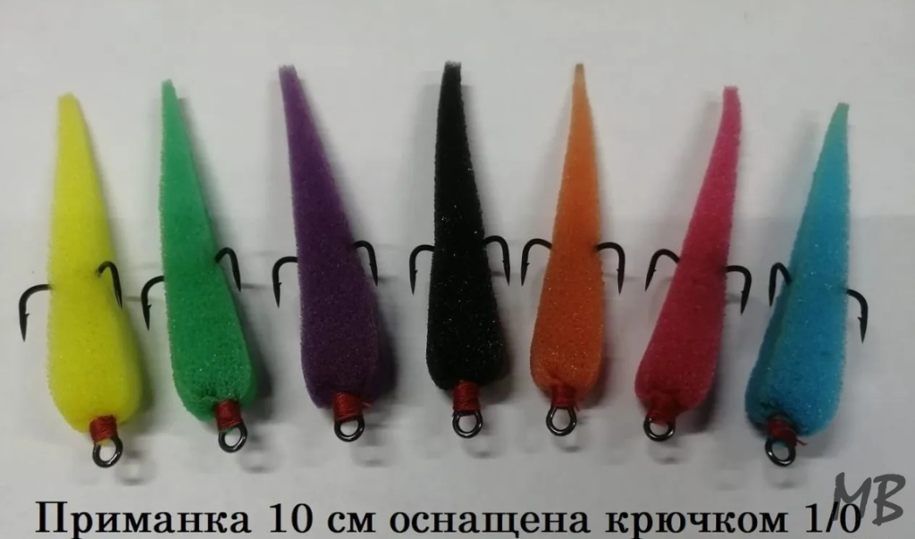 Поролоновые рыбки, приманки