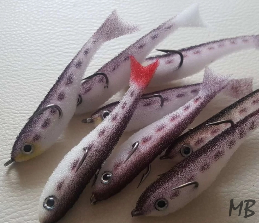 Поролоновая рыбка джиговая приманка