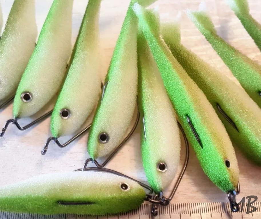 Поролоновая рыбка джиговая приманка
