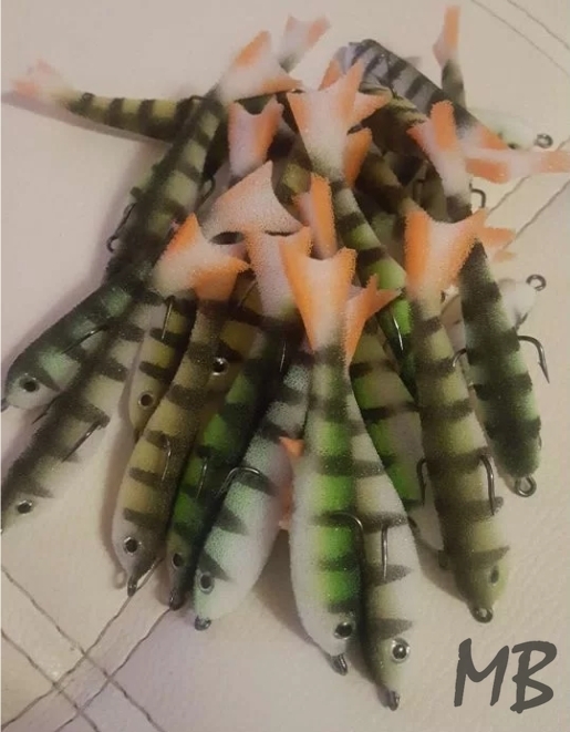 Поролоновая рыбка джиговая приманка