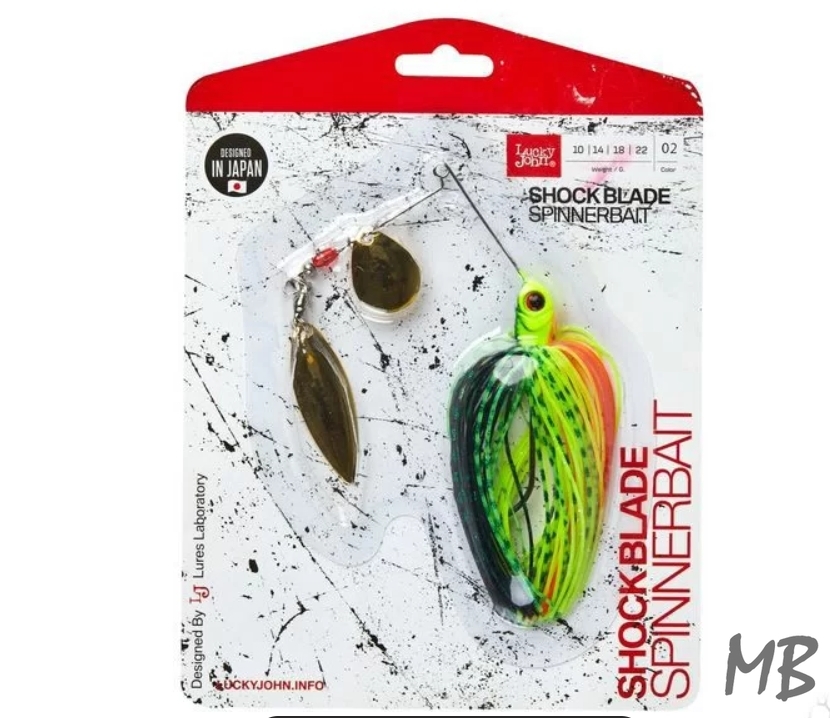 Спиннербейт lucky john shock blade 002