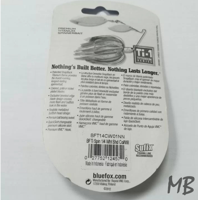 Спиннербейт Blue Fox BFT14CW-01NN