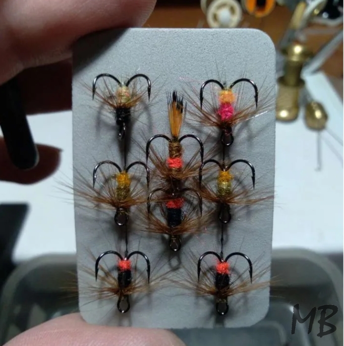 Нахлыстовые мушки разные