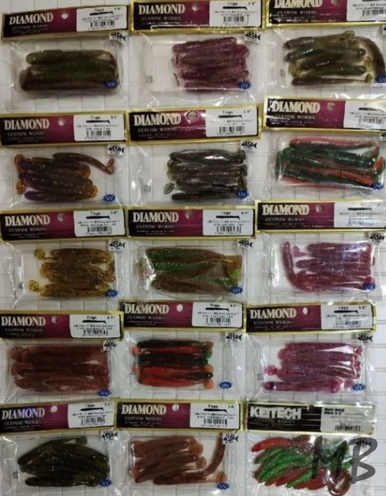 Силиконовые приманки keitech diamond