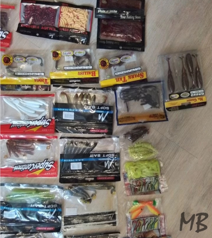 Силиконовые приманки разные