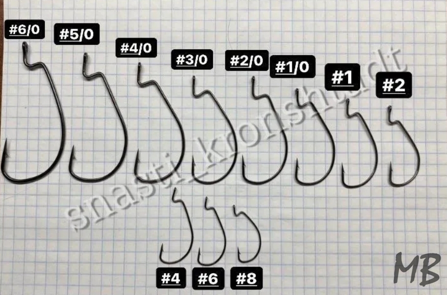 Крючок офсетный Корея