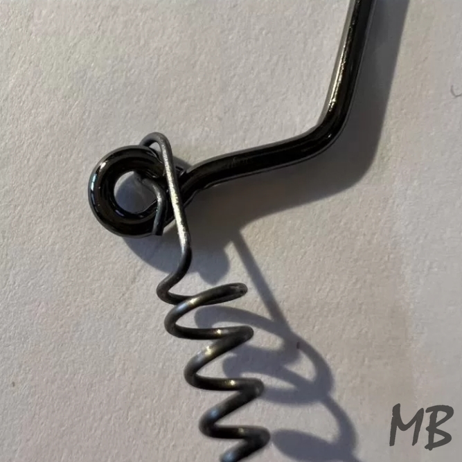 Офсетный крючок с фиксатором 6/0 - уп 5шт