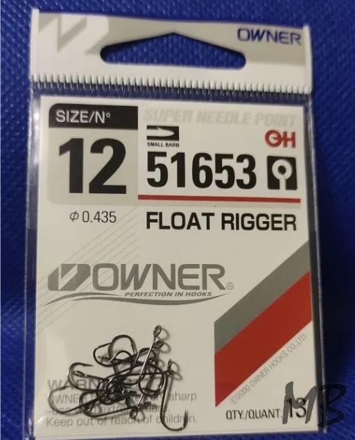 Одинарный крючок owner 51653 float rigger