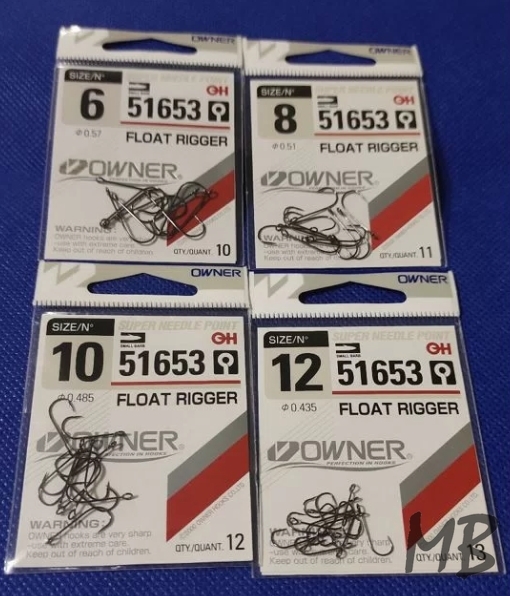 Одинарный крючок owner 51653 float rigger