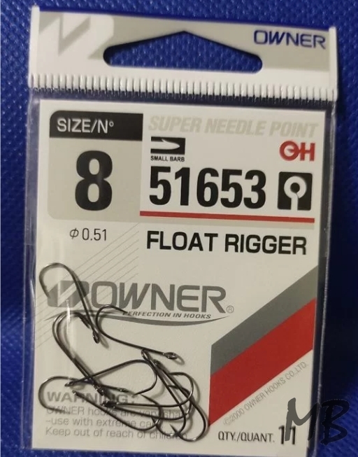 Одинарный крючок owner 51653 float rigger