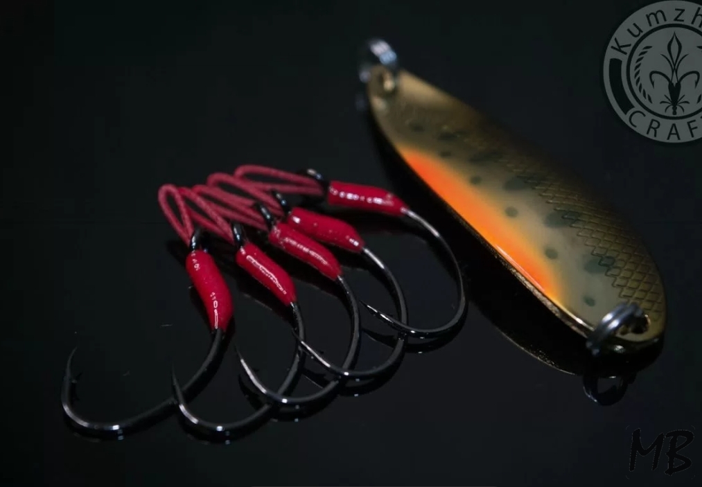 Крючки на свободном подвесе. Assist hook. Ассисты