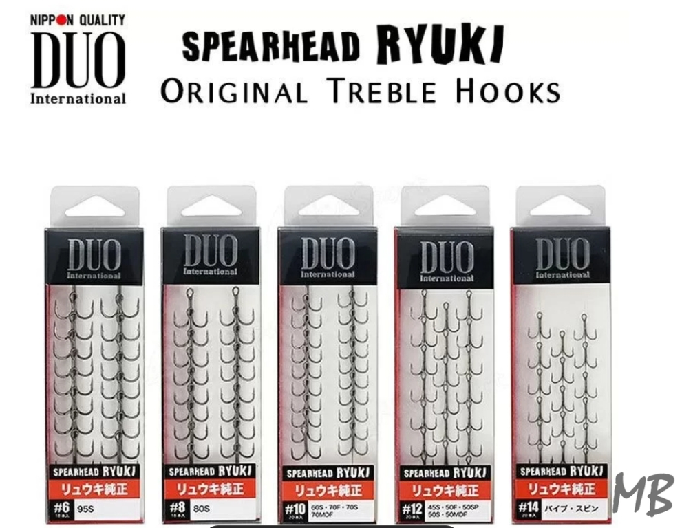 Тройники spearhead ryuki original treble hook