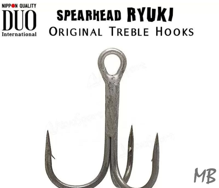 Тройники spearhead ryuki original treble hook