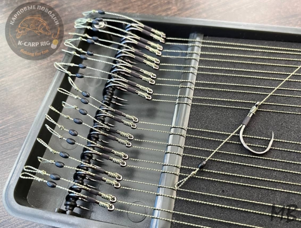 Карповые поводки Hayabusa + Climax, 10шт