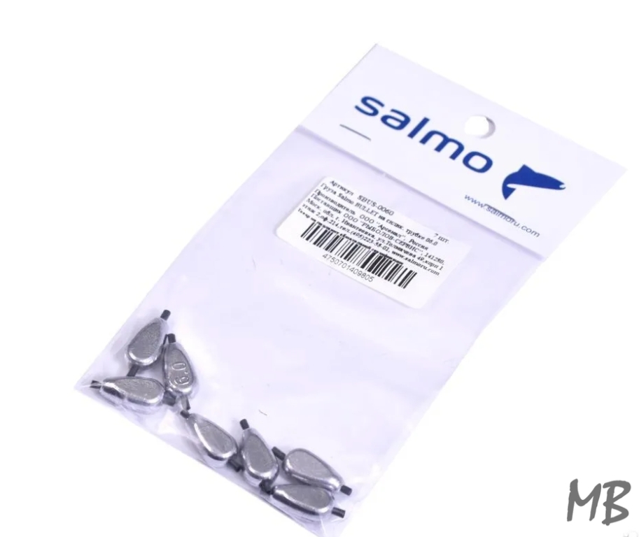 Груз с силиконовой трубочкой 6 гр