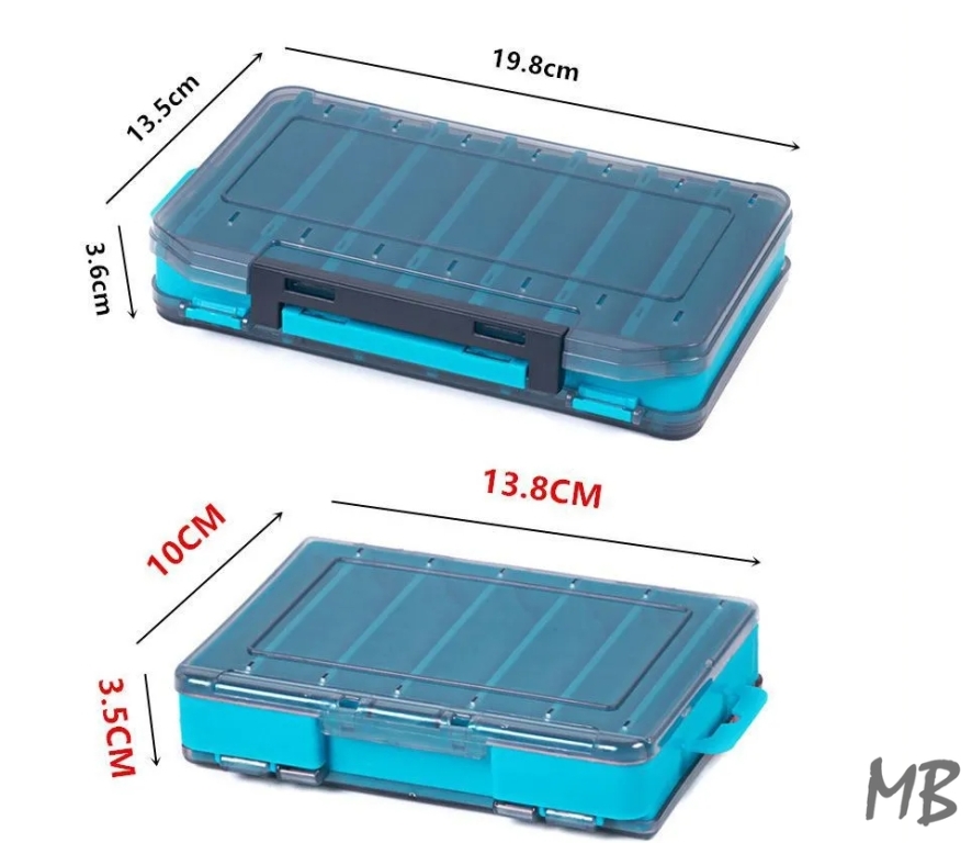 Набор двусторонних рыболовных коробок (2 шт)