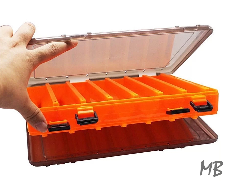 Коробка рыболовная 27х18х4,5см, двусторонняя