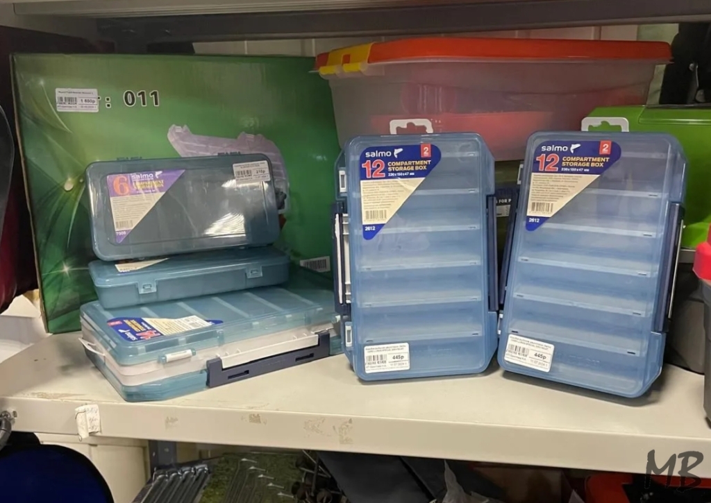 Коробки рыболовные в ассортименте