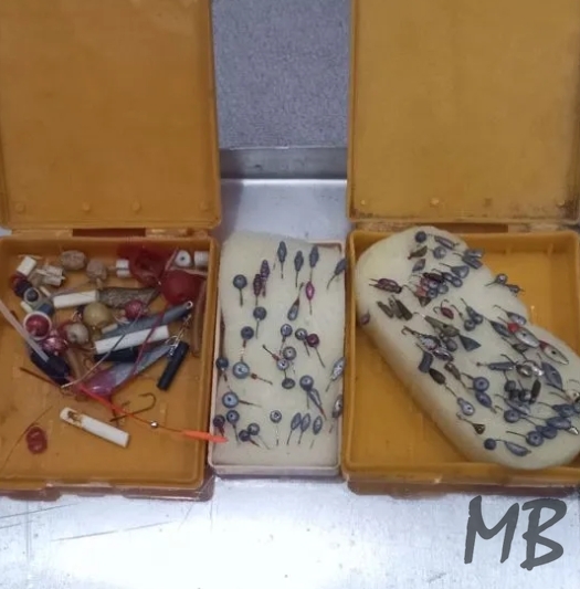 Зимний рыболовный ящик СССР